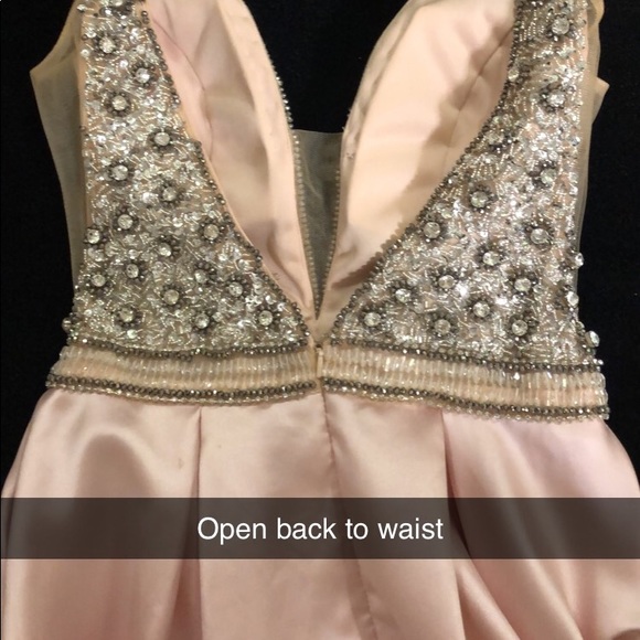 Illusion Beaded Ball Gown - Picture 5 of 8